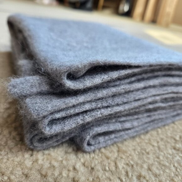 Mayson The Label Grey Cashmere Scarf - Picture 8 of 10